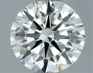 Picture of Natural Diamond 0.51 Carats, Round with Excellent Cut, H Color, VS1 Clarity and Certified by IGI
