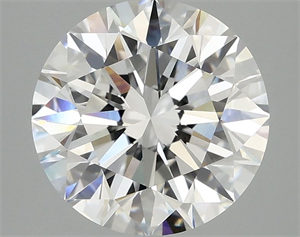 Picture of Lab Grown Diamond 3.02 Carats, Round with Excellent Cut, E Color, VVS2 Clarity and Certified by IGI