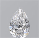 Diamante Natural 0.70 quilates, De pera , Color D, claridad VS2 y certificado GIA