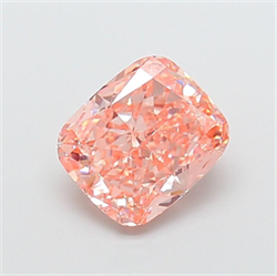 Picture of Lab Grown Diamond 2.06 Carats, CUSHION MODIFIED with  Cut, Fancy Vivid Pink Color, VS1 Clarity and Certified by IGI