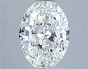 Picture of Natural Diamond 2.01 Carats, Oval with  Cut, H Color, IF Clarity and Certified by IGI