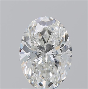 Picture of Natural Diamond 1.52 Carats, Oval with  Cut, G Color, SI2 Clarity and Certified by GIA