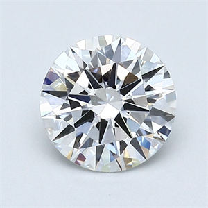 Foto Diamante Natural 1.07 quilates, Redondo , Color E, claridad VVS1 y certificado GIA de