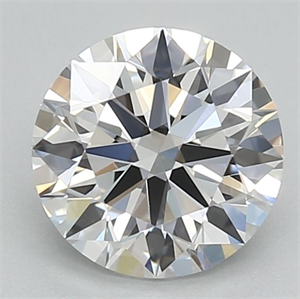 Picture of Lab Grown Diamond 1.04 Carats, Round with Ideal Cut, D Color, VVS2 Clarity and Certified by IGI