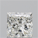 Natural Diamond 1.03 Carats, Princess with  Cut, K Color, VVS2 Clarity and Certified by GIA