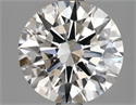 Del inventario de diamantes de laboratorio, 2.12 quilates, Redondo , Color F, claridad VVS2 y certificado GIA
