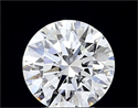 Lab Grown Diamond 2.20 Carats, Round with Excellent Cut, D Color, VVS2 Clarity and Certified by IGI