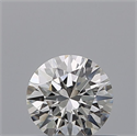 Natural Diamond 0.40 Carats, Round with Excellent Cut, F Color, VVS1 Clarity and Certified by GIA