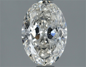 Picture of Natural Diamond 1.51 Carats, Oval with  Cut, I Color, SI1 Clarity and Certified by GIA