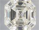Natural Diamond 1.22 Carats, Asscher with  Cut, I Color, VS2 Clarity and Certified by IGI