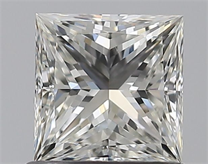 Picture of Natural Diamond 0.89 Carats, Princess with  Cut, I Color, VS2 Clarity and Certified by GIA