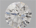 Natural Diamond 0.54 Carats, Round with Excellent Cut, F Color, SI1 Clarity and Certified by GIA