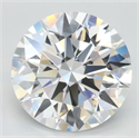 Lab Grown Diamond 4.79 Carats, Round with Excellent Cut, D Color, VVS1 Clarity and Certified by GIA
