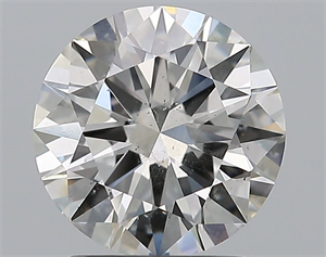 Foto Diamante Natural 2.01 quilates, Redondo , Color J, claridad SI2 y certificado GIA de