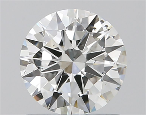 Picture of Natural Diamond 1.01 Carats, Round with Very Good Cut, F Color, SI2 Clarity and Certified by GIA