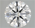 Lab Grown Diamond 2.11 Carats, Round with Excellent Cut, F Color, VS1 Clarity and Certified by GIA