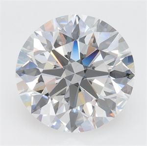Picture of Lab Grown Diamond 3.05 Carats, Round with Excellent Cut, D Color, VVS2 Clarity and Certified by GIA