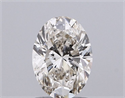 Diamante Natural 1.06 quilates, Ovalado , Color J, claridad SI1 y certificado IGI