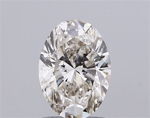 Foto Diamante Natural 1.06 quilates, Ovalado , Color J, claridad SI1 y certificado IGI de