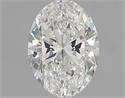Natural Diamond 0.90 Carats, Oval with  Cut, G Color, SI1 Clarity and Certified by GIA