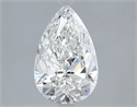 Natural Diamond 2.23 Carats, Pear with  Cut, F Color, IF Clarity and Certified by GIA