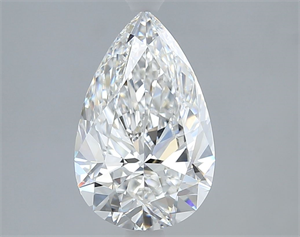 Picture of Natural Diamond 2.23 Carats, Pear with  Cut, F Color, IF Clarity and Certified by GIA