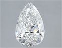 Diamante Natural 2.23 quilates, De pera , Color F, claridad IF y certificado GIA