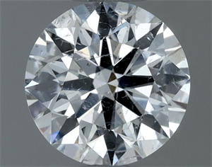 Picture of Natural Diamond 0.50 Carats, Round with Excellent Cut, G Color, I1 Clarity and Certified by GIA