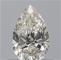Natural Diamond 0.43 Carats, Pear with  Cut, G Color, VS1 Clarity and Certified by IGI