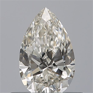 Picture of Natural Diamond 0.43 Carats, Pear with  Cut, G Color, VS1 Clarity and Certified by IGI