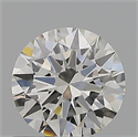Natural Diamond 0.70 Carats, Round with Excellent Cut, H Color, VS2 Clarity and Certified by GIA
