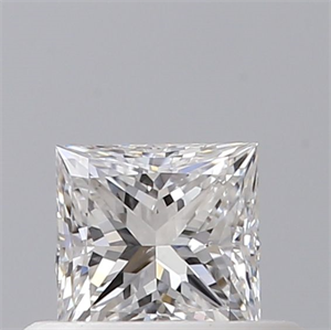 Picture of Natural Diamond 0.40 Carats, Princess with  Cut, D Color, VS2 Clarity and Certified by GIA