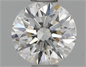 Natural Diamond 0.42 Carats, Round with Excellent Cut, G Color, SI2 Clarity and Certified by GIA