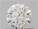 Diamante Natural 0.50 quilates, Redondo , Color G, claridad VVS1 y certificado GIA