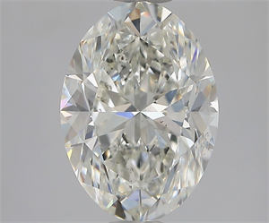 Picture of Natural Diamond 2.01 Carats, Oval with  Cut, I Color, SI1 Clarity and Certified by GIA