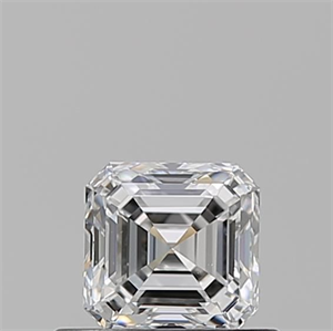 Foto Diamante Natural 0.52 quilates, Asscher , Color D, claridad VS1 y certificado GIA de