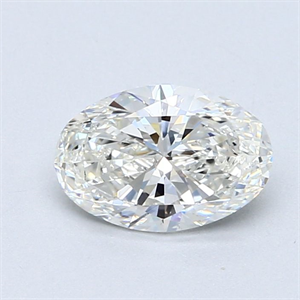 Picture of Natural Diamond 1.21 Carats, Oval with  Cut, G Color, SI1 Clarity and Certified by GIA