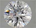 Lab Grown Diamond 5.23 Carats, Round with Ideal Cut, D Color, VVS1 Clarity and Certified by IGI