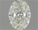 Natural Diamond 0.92 Carats, Oval with  Cut, I Color, VS1 Clarity and Certified by GIA