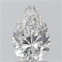 Natural Diamond 1.20 Carats, Pear with  Cut, E Color, SI2 Clarity and Certified by GIA