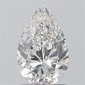 Picture of Natural Diamond 1.20 Carats, Pear with  Cut, E Color, SI2 Clarity and Certified by GIA