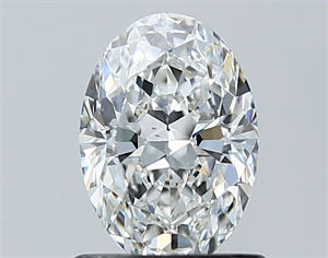 Picture of Natural Diamond 0.90 Carats, Oval with  Cut, F Color, VS2 Clarity and Certified by GIA