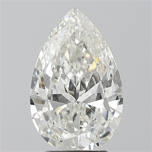Foto Diamante Natural 3.01 quilates, De pera , Color I, claridad SI2 y certificado GIA de