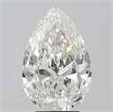 Diamante Natural 3.01 quilates, De pera , Color I, claridad SI2 y certificado GIA