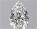 Diamante Natural 5.01 quilates, De pera , Color G, claridad IF y certificado GIA