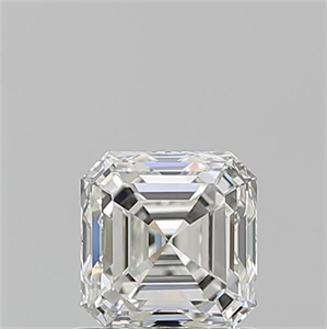 Foto Diamante Natural 1.01 quilates, Asscher , Color H, claridad VVS1 y certificado GIA de