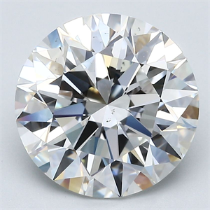 Picture of Natural Diamond 5.06 Carats, Round with Excellent Cut, G Color, VS2 Clarity and Certified by GIA