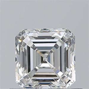 Picture of Natural Diamond 0.71 Carats, Asscher with  Cut, H Color, VVS1 Clarity and Certified by GIA