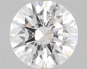 Picture of Natural Diamond 0.71 Carats, Round with Excellent Cut, E Color, I1 Clarity and Certified by GIA
