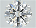 Lab Grown Diamond 4.69 Carats, Round with Ideal Cut, F Color, VVS1 Clarity and Certified by IGI
